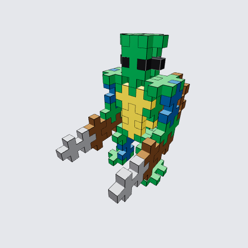 Plus-Plus TMNT Leonardo Instructions