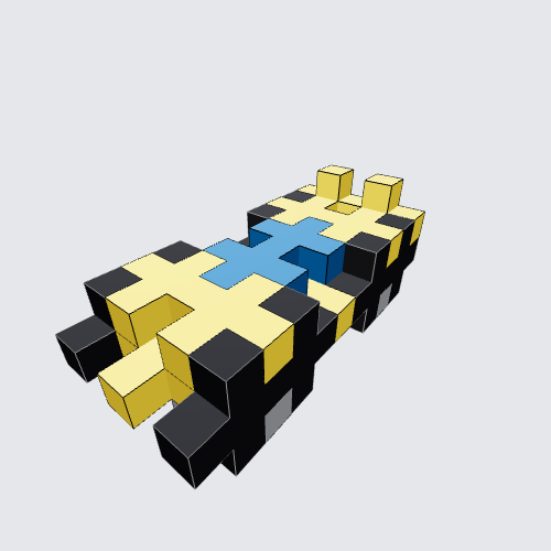 Plus-Plus Transforming Bumblebee Instructions