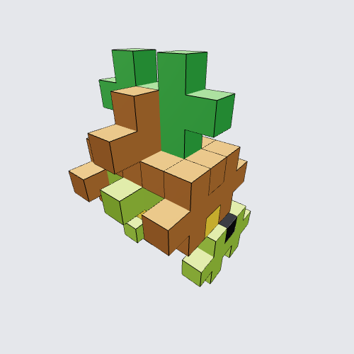 Plus-Plus Turtwig Pokémon Instructions