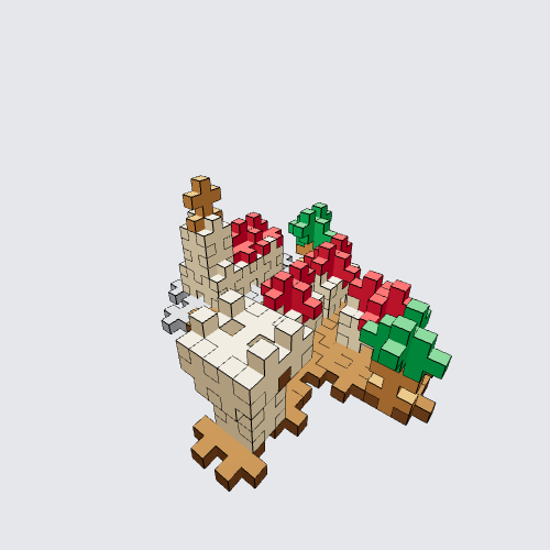 Plus-Plus Village instructions