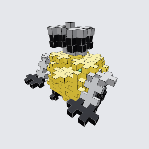 Plus-Plus Wall-E Instructions