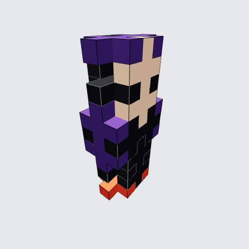 Plus-Plus Waluigi instructions
