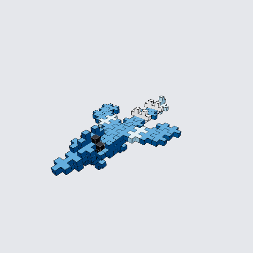 Plus-Plus Water dragon instructions