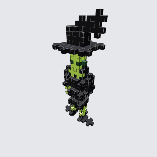 Plus-Plus Witch Instructions