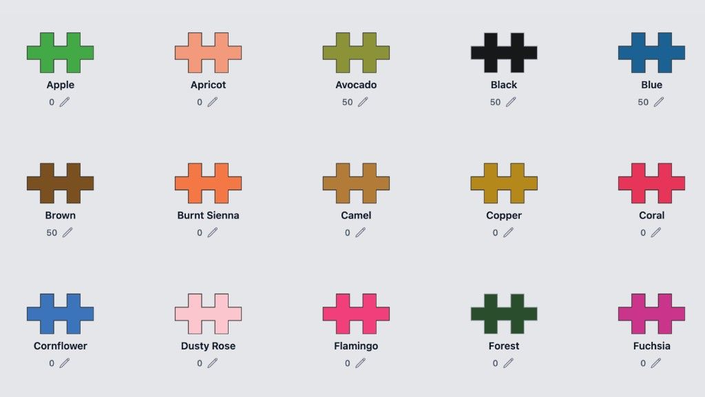 Complete List of All Official Plus-Plus Colors