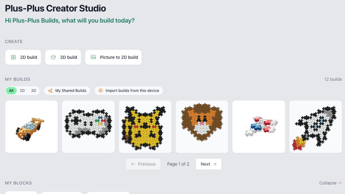 Plus-Plus Creator Studio: Create, Customize & Print Builds