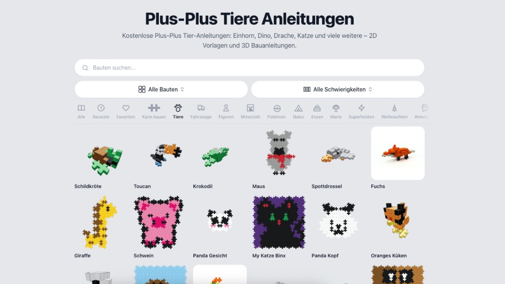 Plus-Plus Instructions Are Now Available in German, Swedish, French, Dutch & Danish