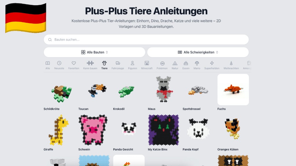 Plus-Plus Instructions Are Now Available in German 🇩🇪