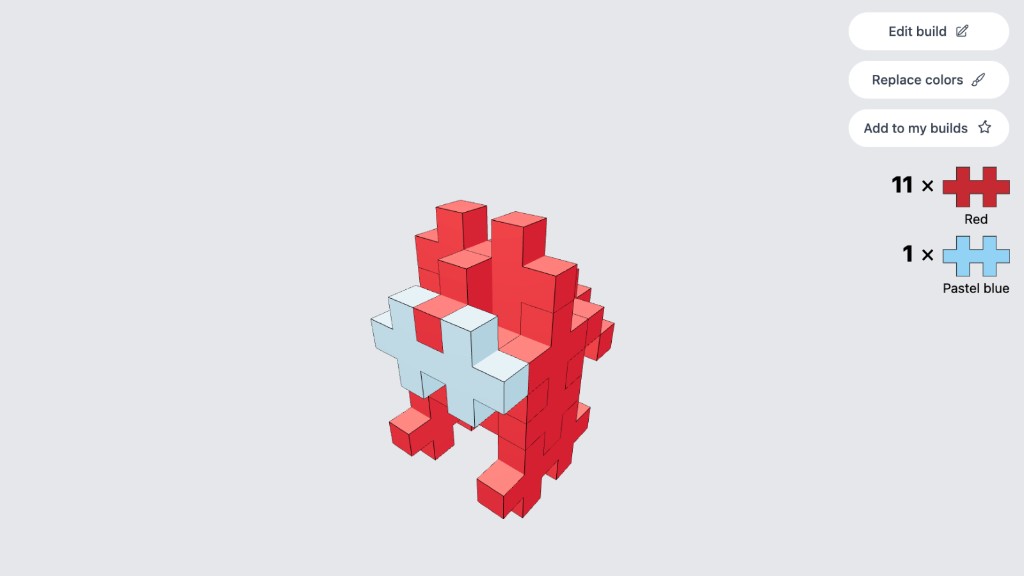 Replace colors on a Plus-Plus build to preview a custom version