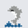 Plus-Plus dolphin 2D instructions