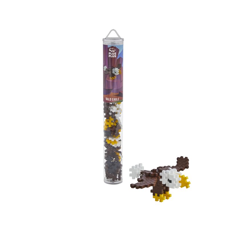 Bald Eagle · 100 pieces Plus-Plus tube