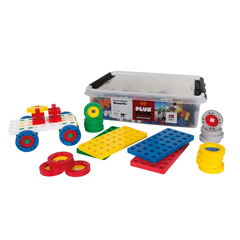 BIG GO! Educational Tub - 200 pcs Basic Mix Plus-Plus set