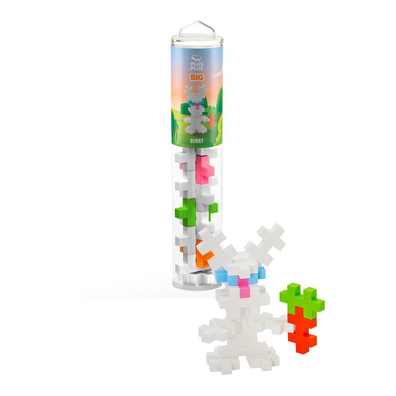 Bunny - BIG 15 Piece Tube Plus-Plus Instructions