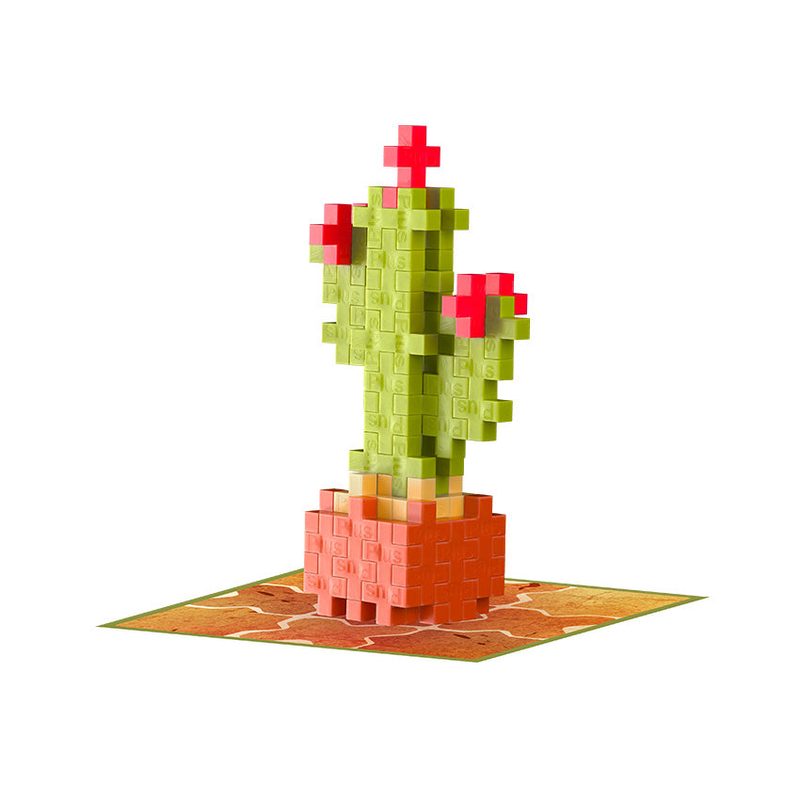 Calm Cactus - 50 Piece Set Plus-Plus Instructions