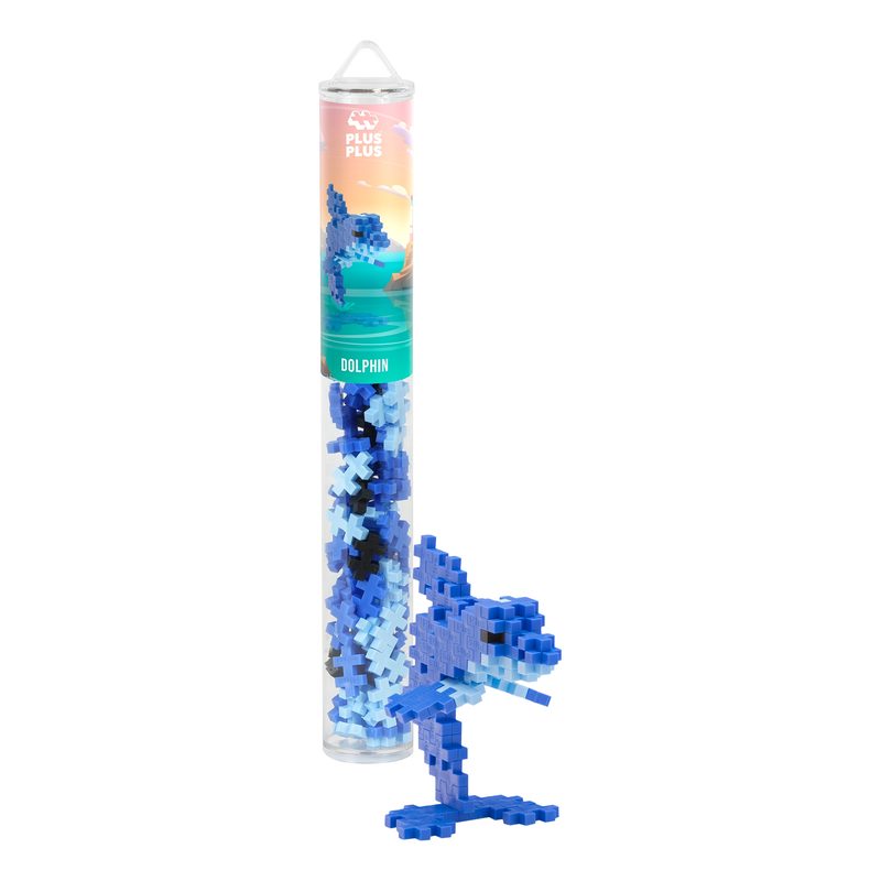 Dolphin - 100 Piece Tube Plus-Plus Instructions