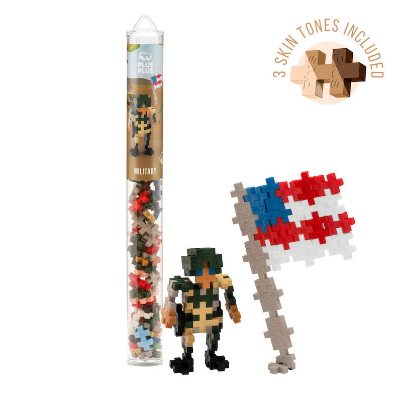 Everyday Heroes - Military · 70 pieces Plus-Plus tube