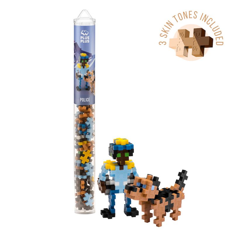 Everyday Heroes - Police · 70 pieces Plus-Plus tube