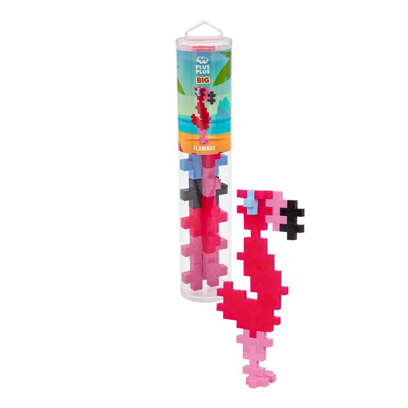 Flamingo - BIG 15 Piece Tube Plus-Plus Instructions