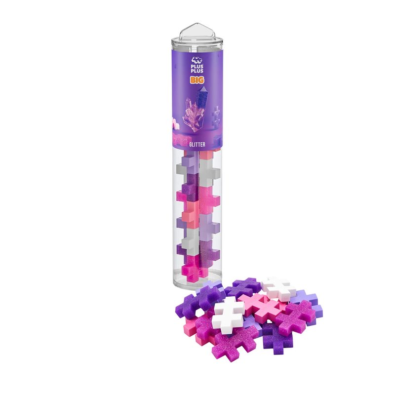 Glitter Mix - BIG 15 Piece Tube Plus-Plus Instructions