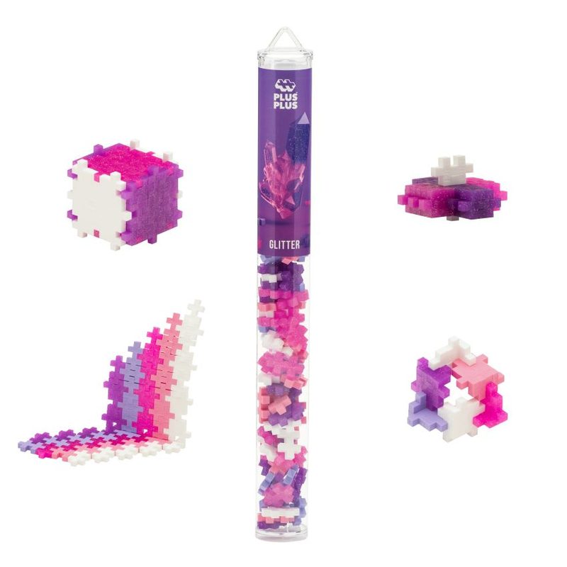 Glitter - 70 Piece Tube Plus-Plus Instructions