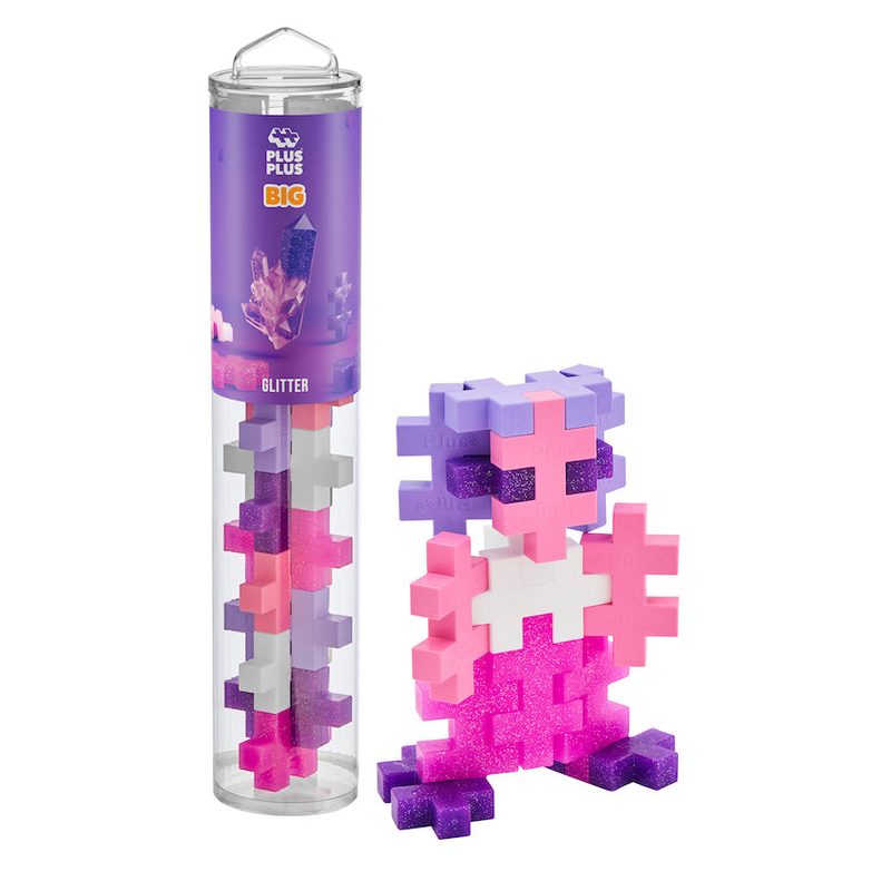 Glitter - BIG 15 Piece Tube Plus-Plus Instructions
