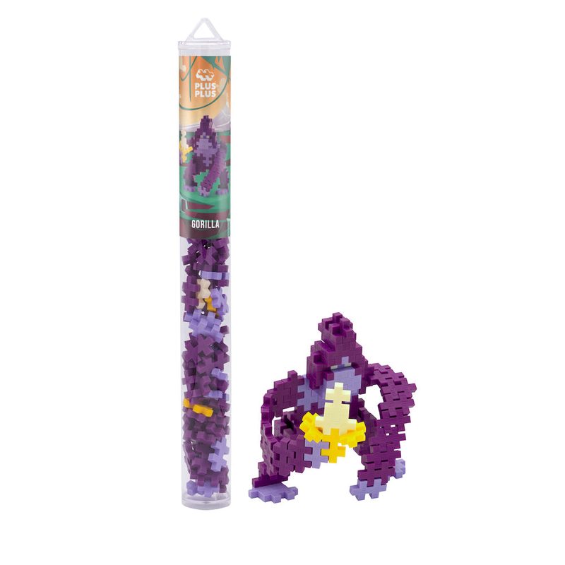 Grape Gorilla - 70 Piece Tube Plus-Plus Instructions
