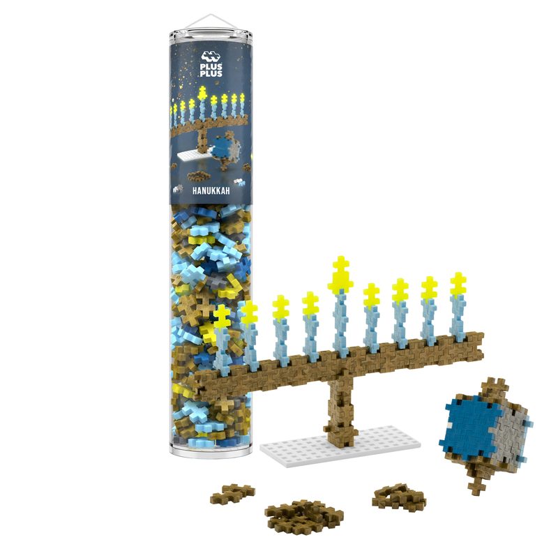 Hanukkah Plus-Plus tube