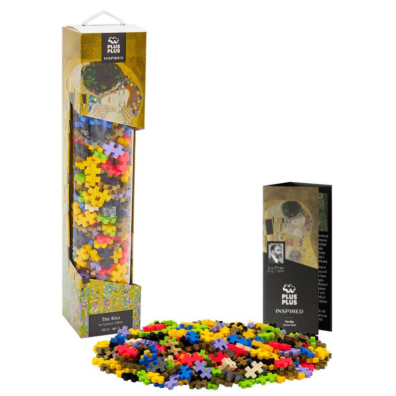 Inspired - Klimt - The Kiss - 350 Piece Tube Plus-Plus Instructions