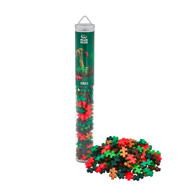 Jungle Mix · 100 pieces Plus-Plus tube
