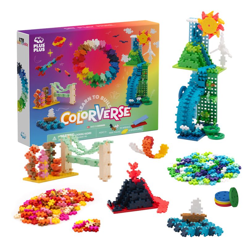 Learn to Build - Colorverse - 1000 Piece Set Plus-Plus Instructions