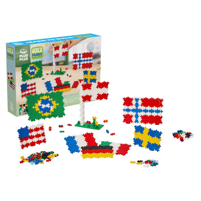 Learn to Build - Flags of the World Plus-Plus set