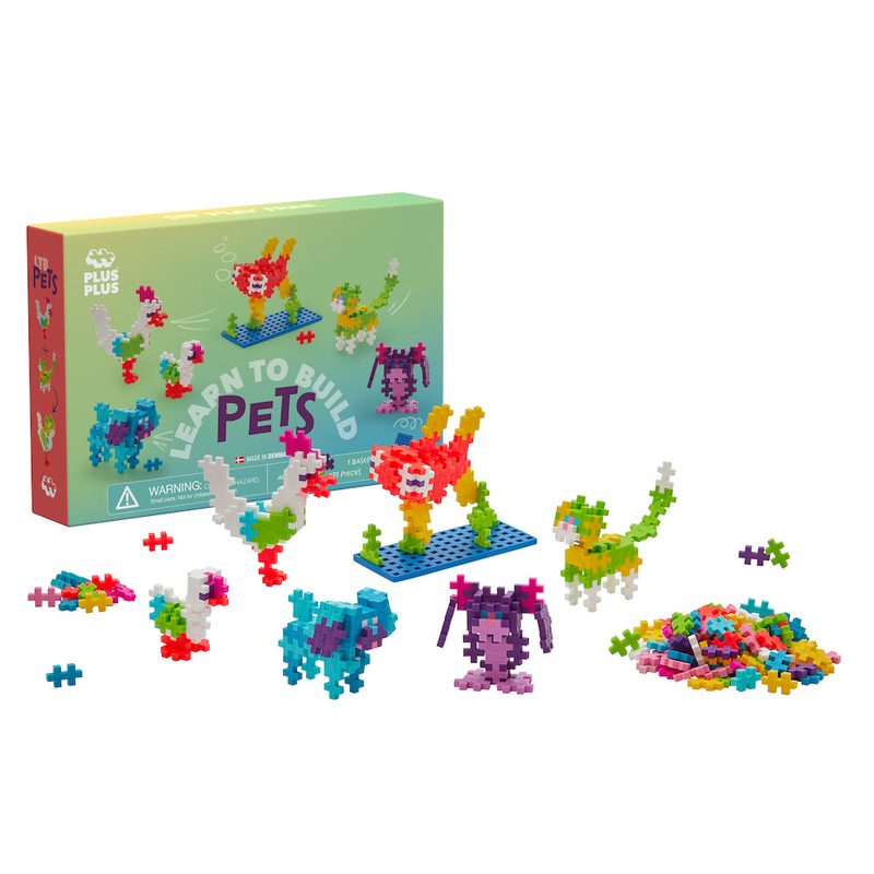 Learn To Build - Pets - 275 Piece Set Plus-Plus Instructions