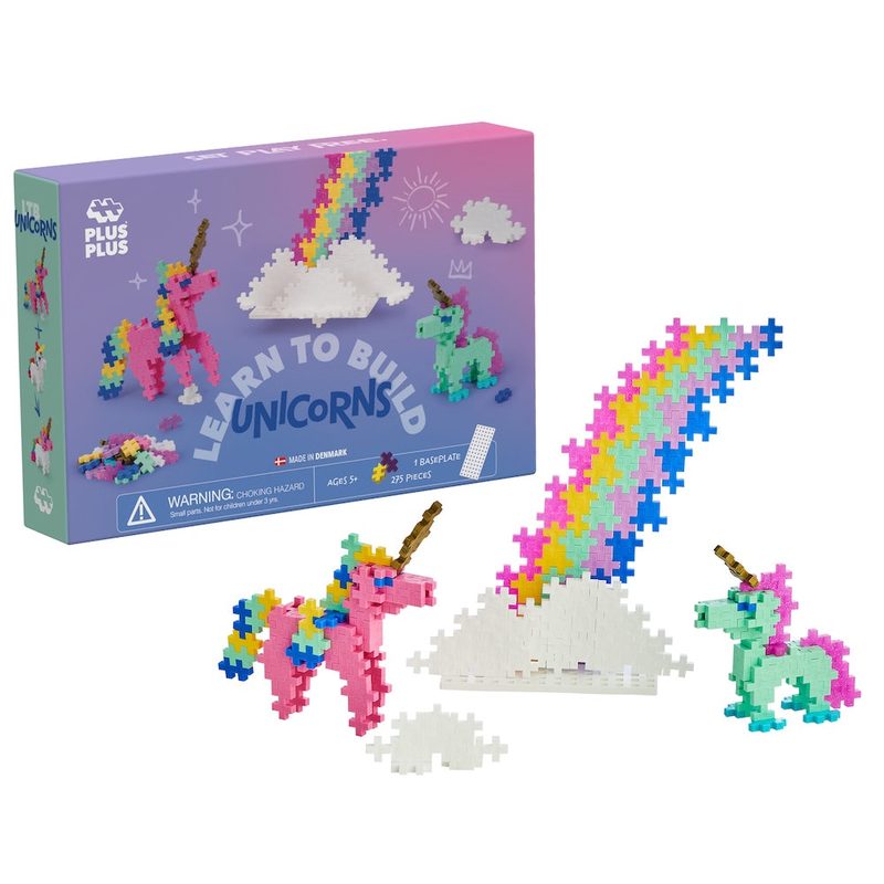 Learn To Build - Unicorns - 275 Piece Set Plus-Plus Instructions