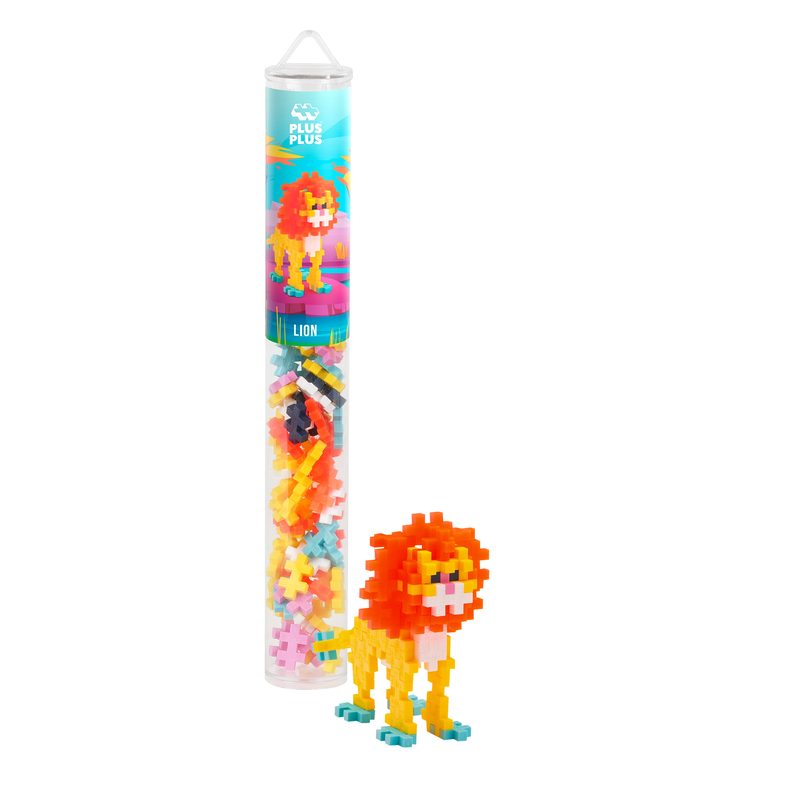 Lemon Lion · 100 pieces Plus-Plus tube