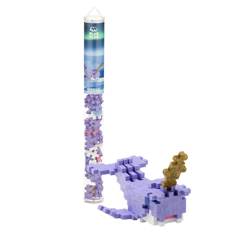 Narwhal · 70 pieces Plus-Plus tube