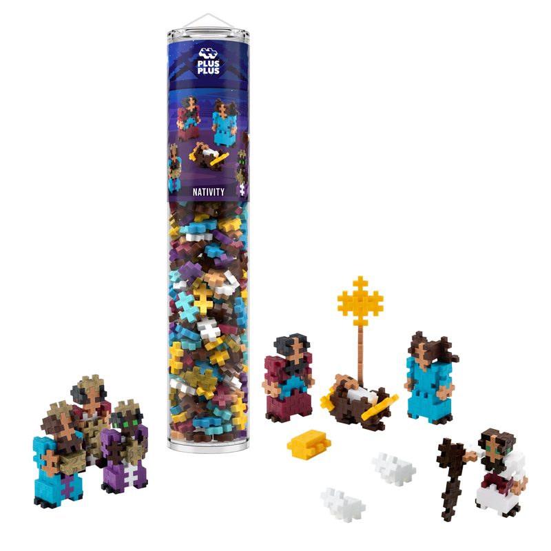 Nativity Play Set Plus-Plus tube