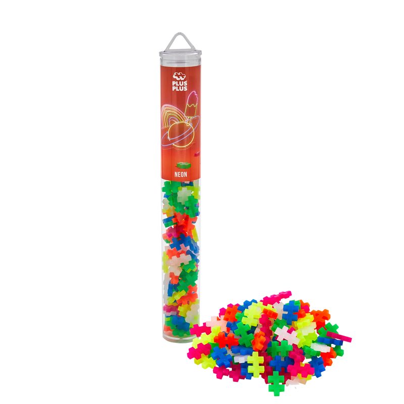 Neon Mix - 100 Piece Tube Plus-Plus Instructions
