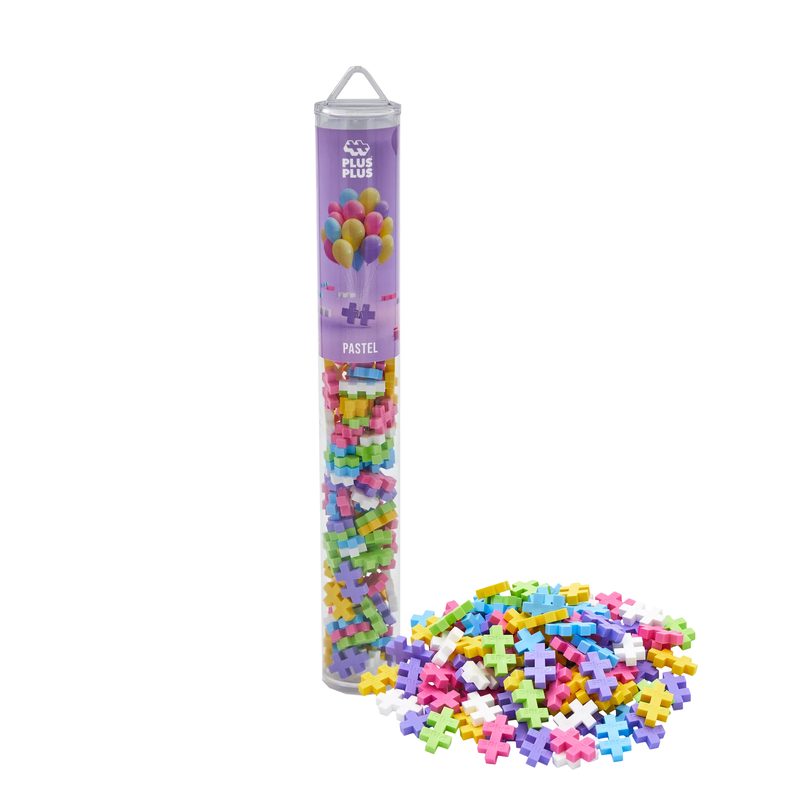Pastel Mix · 100 pieces Plus-Plus tube
