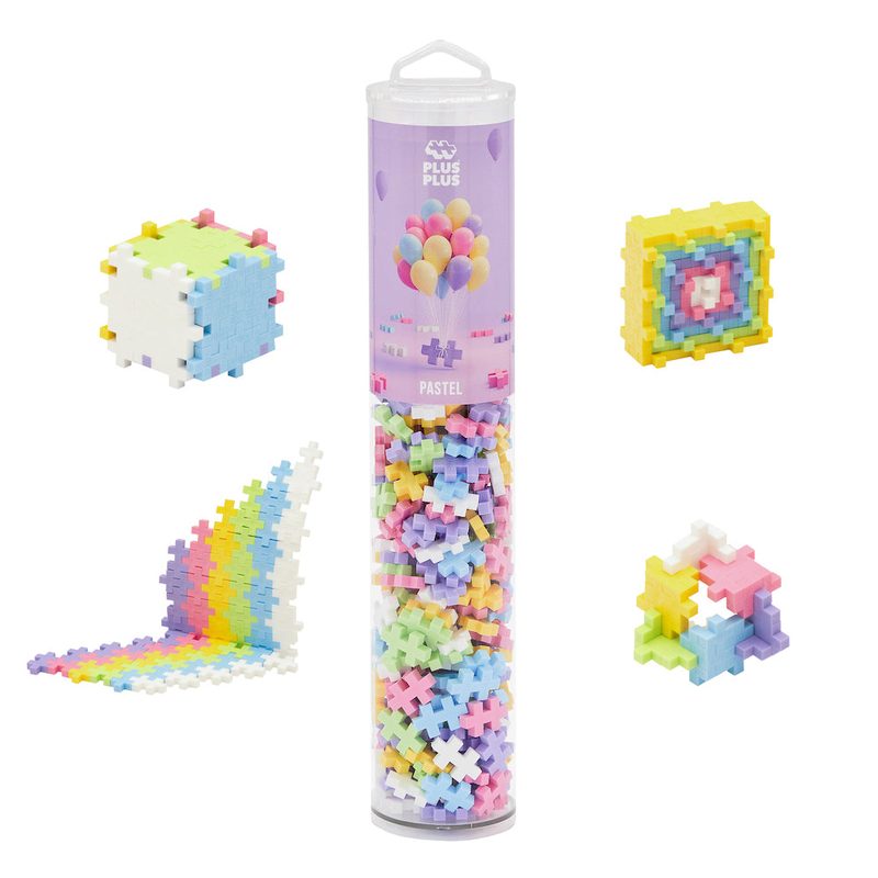 Pastel Mix · 240 pieces Plus-Plus tube
