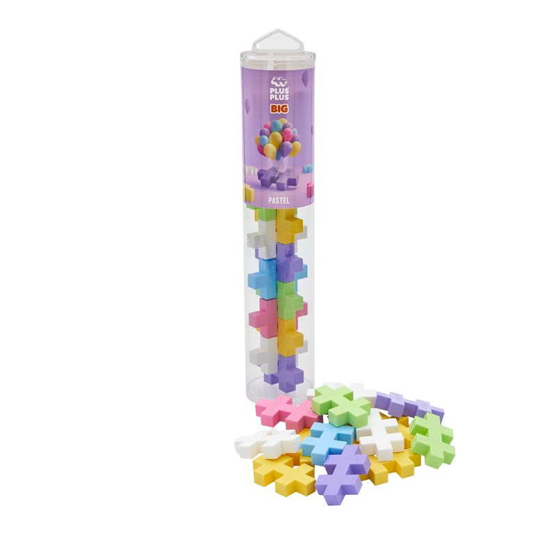 Pastel Mix - BIG 15 Piece Tube Plus-Plus Instructions