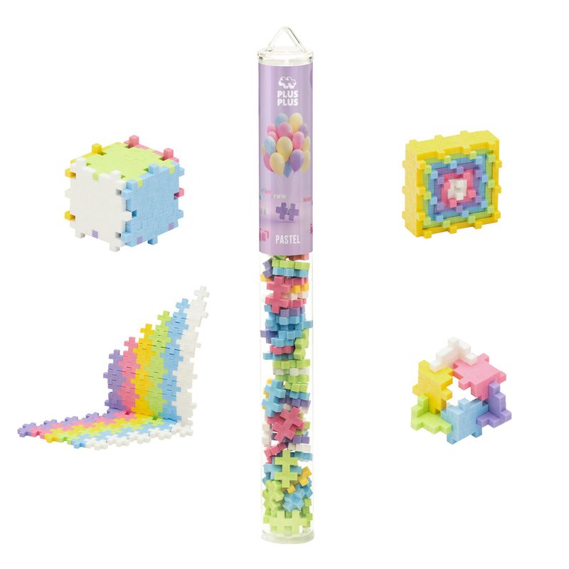 Pastel · 70 pieces Plus-Plus tube
