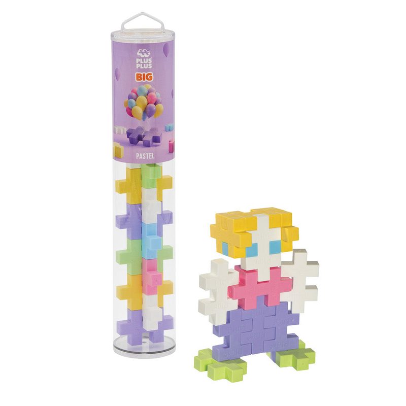 Pastel - BIG 15 Piece Tube Plus-Plus Instructions