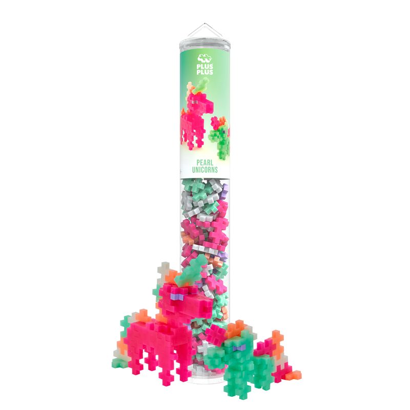 Pearl Unicorns - 100 Piece Tube Plus-Plus Instructions