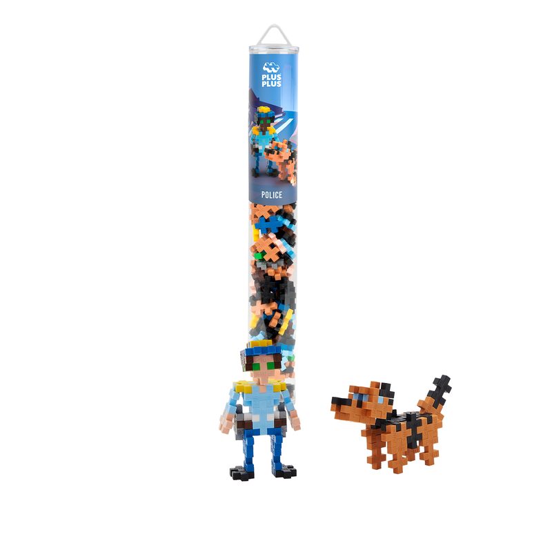 Everyday Heroes - Police · 70 pieces Plus-Plus tube