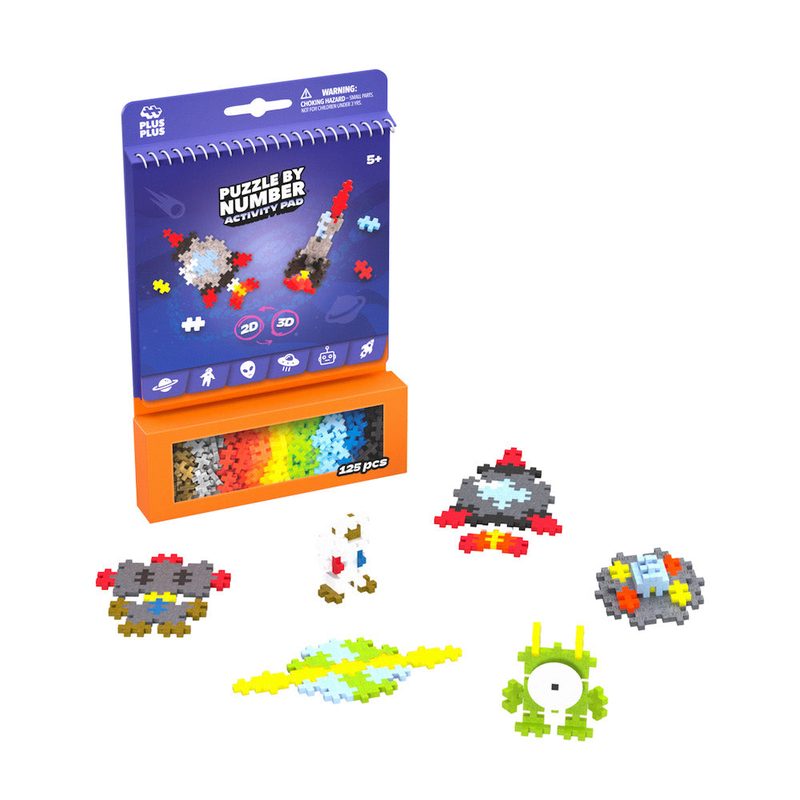 Activity Pad - Space - Puzzle By Number Plus-Plus set