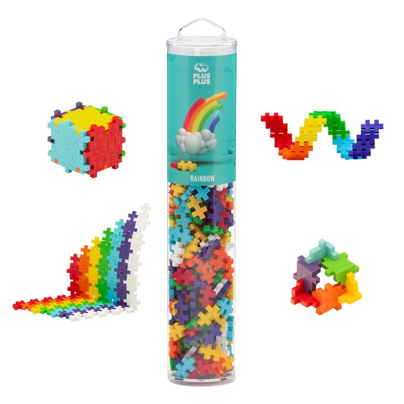 Rainbow Mix · 240 pieces Plus-Plus tube