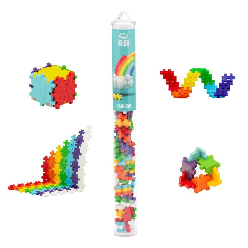 Rainbow - 70 Piece Tube Plus-Plus Instructions