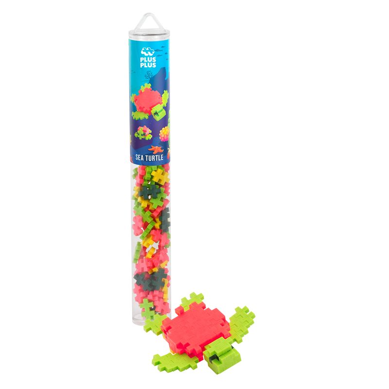 Sea Turtle - 100 Piece Tube Plus-Plus Instructions