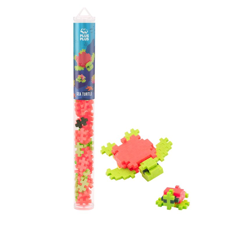 Sea Turtle - 70 Piece Tube Plus-Plus Instructions