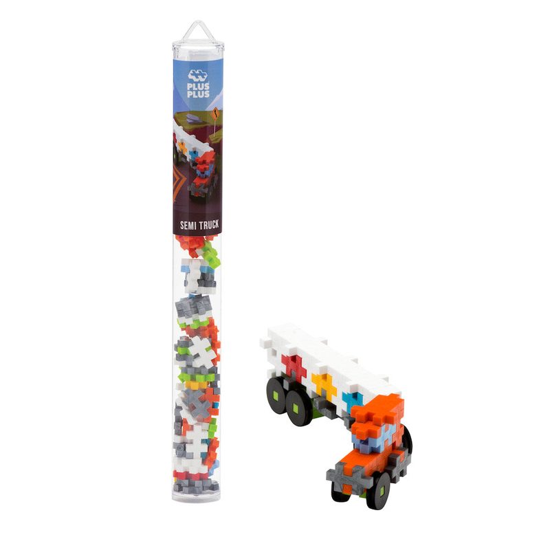 Semi Truck - 70 Piece Tube Plus-Plus Instructions